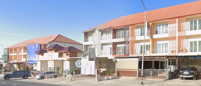 บ้านฉาง พลา สนามบินอู่ตะเภา 5กม ถ.บูรพาพัฒน์ 800ม.ให้เช่าอาคารพาณิชย์ 3ชั้น  15ตร.ว. 175 ตร.ม. ใกล้นิคมอุตสาหกรรมมาบตาพุด 8.6กม.
