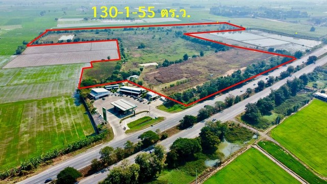 ขายที่ดิน ติดถนนสายเอเชีย จ.ชัยนาท 130 ไร่ ถมแล้ว (ขาเข้า กรุงเทพ)