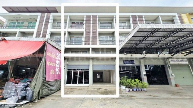 อาคารพาณิชย์ 3.5 ชั้น 2 คูหา ย่านตลาดไท ทำเลดีถูกมาก