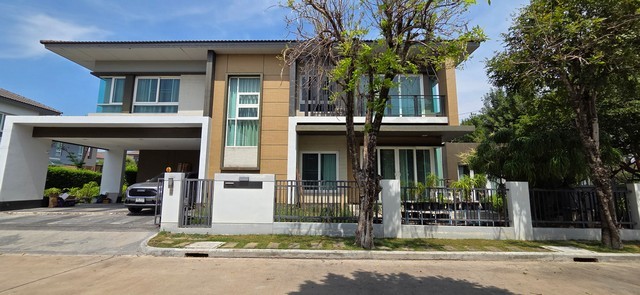 ขายบ้านเดี่ยว 2 ชั้น หลังมุม โครงการลัดดารมย์ บางแก้ว บรรยากาศเป็นส่วนตัว พื้นที่กว้าง ใกล้ Mega Bangna เพียง 1 กม. ทำเลดี เดินทางสะดวก
