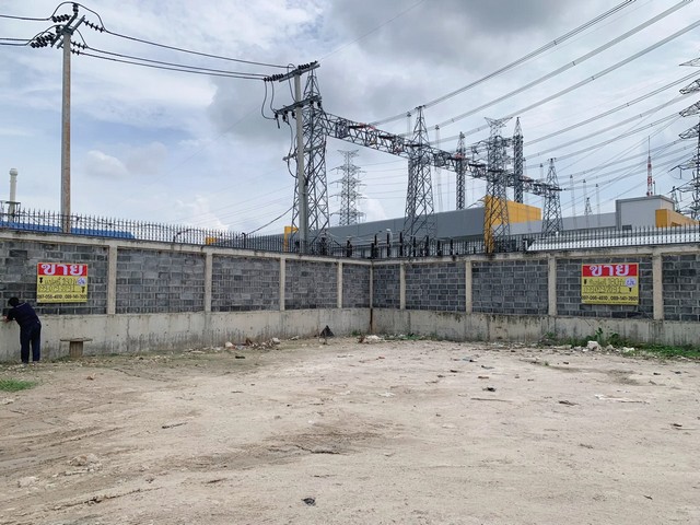 ขายที่ดินสวย 180 วา ถมแล้ว  ซอยแก้วไฟฟ้า   ถนนบางบ่อ-คลองด่าน  บางบ่อ สมุทรปราการ  ผังสีส้ม