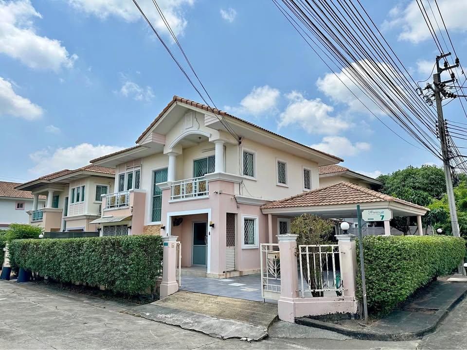 HR 9916 ให้เช่าบ้านเดี่ยว พฤกษาวิลเลจ 5  หลังมุม จอดได้ 6 - 7คัน  คลองถนน นนทบุรี