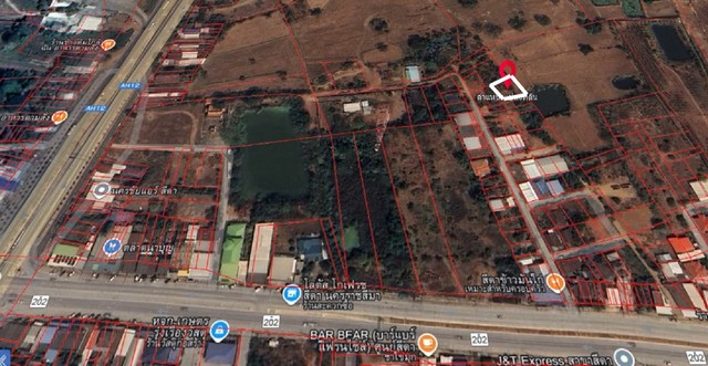 ขายที่ดินราคาถูก ทำเลทอง เนื้อที่ 69 ตร.ว. ใจกลางอ.สีดา จ.นครราชสีมา