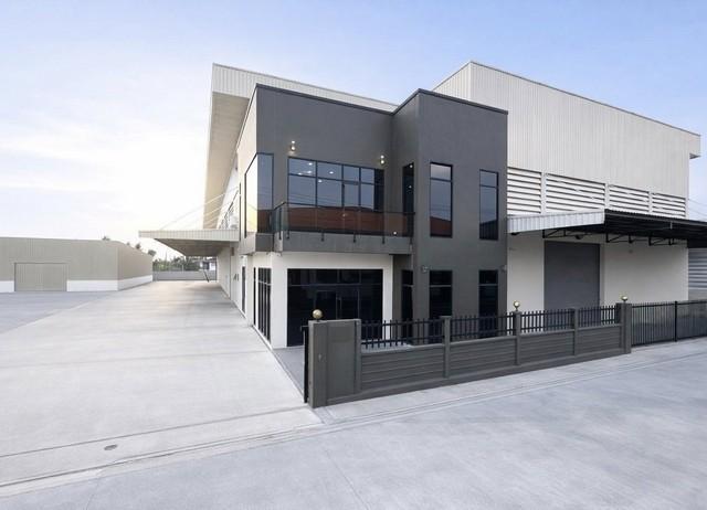 BR 1615 ให้เช่าโกดัง พร้อมออฟฟิศ และบ้านพักคนงาน 1200 ตารางวา ใกล้วัดแคราย อ.กระทุ่มแบน สมุทรสาคร รถเทรลเลอร์ เข้า สะดวก