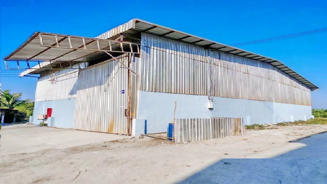 โกดังให้เช่า Stand Alone รง.2 รง.4 สมุทรสาคร ขนาดใหญ่ 450ตรม. พื้นที่กว้าง ติดตลาดนัดวาสนาบางน้ำจืด ถูกที่สุดในโลก ตรม.ละ 85บาท