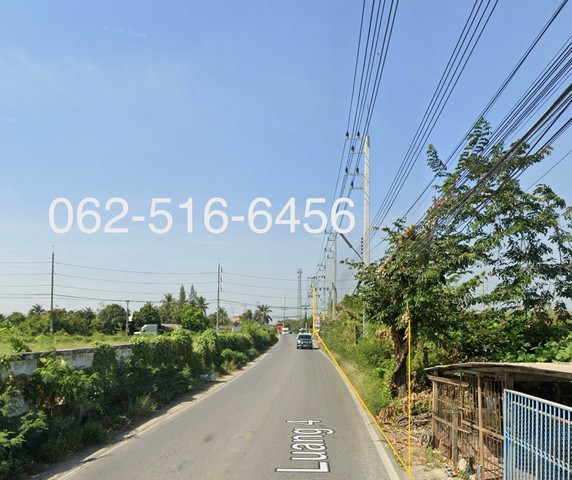 ขายด่วนที่ดิน ติดสวนหลวง4  ขนาด 21 ไร่ 2 งาน 12 วา ห่างถนนพุทธสาคร 400 เมตร