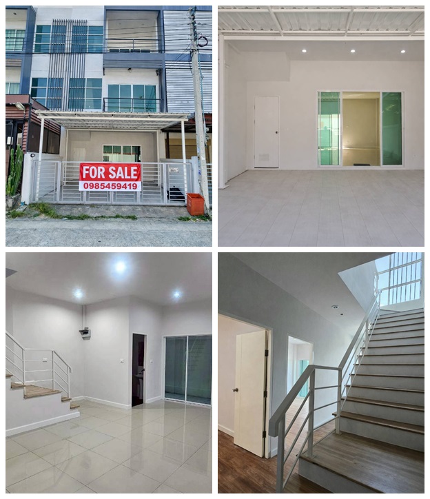 ขายทาวน์โฮม 3 ชั้น รีโนเวทใหม่ ข้างซอยวัดบางปิ้ง ถ.ศรีนครินทร์ อ.บางเมือง จ.สมุทรปราการ โทร 098-5459419