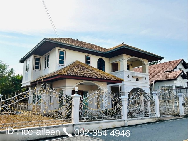 ขายด่วน  บ้านเดี่ยว 2 ชั้นหมู่บ้านรามนุช 9  บนถนนสุขุมวิท อำเภอสัตหีบ จังหวัดชลบุรี