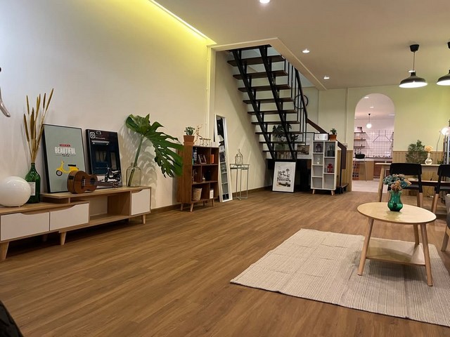 P2072 ให้เช่าทาวน์เฮ้าส์ 2 ชั้น หมู่บ้าน คลองจั่นวิลล่า 2 ซอยนวมินทร์149  ตกแต่งสวย พร้อมเข้าอยู่