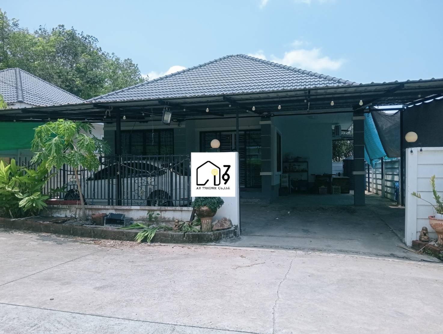 Vายและให้เช่าบ้านเดี่ยวใกล้ร้านอาหารเสริมมิตร ซอย9 นิคมพัฒนา ระยอง