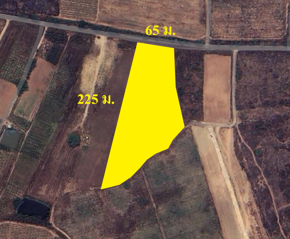 ขายที่ดินเปล่า  10 ไร่  ติดถนน  อ.ชะอำ  จ.เพชรบุรี