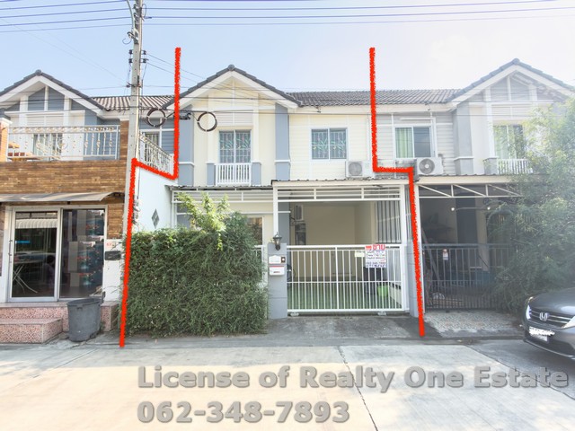 ขายด่วน ทาวน์เฮาส์ พฤกษาวิลล์ 46/2 รังสิต-คลอง 3  ต่อเติมโรงรถ+ครัวครบ ฟรีโอน (กู้ได้เต็ม)