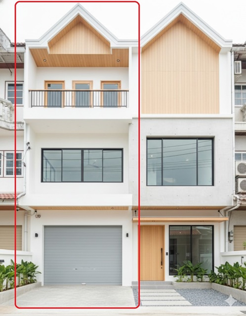 รามอินทรา11-17 ให้เช่าอาคารพาณิชย์ 3 ชั้น รีโนเวทใหม่ทั้งหลัง 18 ตร.วา. เซ็นทรัล รามอินทรา 1.7 กม.ม.เกริก รามอินทรา กม.2