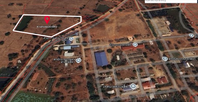 ขายที่ดินสวย ทำเลทอง รูปทรงสวย หน้ากว้าง ติดถนนใหญ่ ใจกลาง อ. สีดา จ.นครราชสีมา เนื้อที่ 9 ไร่