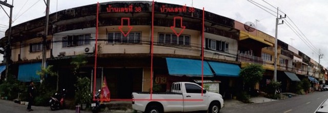 ขายอาคารพาณิชย์ 2 ชั้น 2 คูหา ถ.ยรรยงพัฒนา ต.หาดใหญ่ อ.หาดใหญ่ จ.สงขลา
