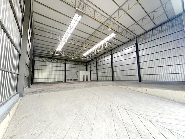 หลังคาสูงโปร่ง โกดังศรีสมาน 365ตรม. 2น้ำ มีพื้นที่จอดรถ มี7-11 ขาย-เช่าโกดังมินิแฟคตอรี่สร้างใหม่ 105ตรว. ดอนเมือง ไฟฟ้า 1 เฟส 1ใกล้