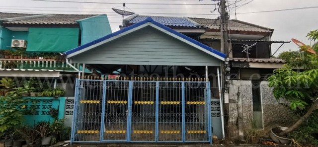 บ้านแฝด ซอยวัดใหม่ผดุงเขต นนทบุรี ทำเลดี ใกล้ MRT สถานีตลาดบางใหญ่ 
