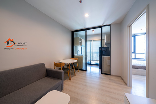 ให้เช่า คอนโด นิว โนเบิล ศรีนครินทร์-ลาซาล 30.5 ตร.ม. ชั้น 26 ราคาดี มีเฟอร์ฯครบ