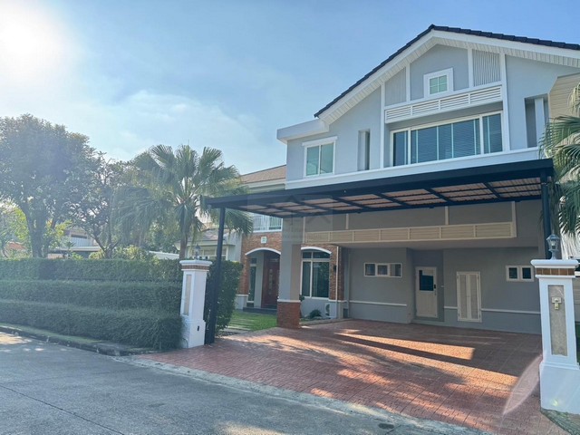 ขายบ้านเดี่ยว 2ชั้น 200 ตรว. หมู่บ้านเพอร์เฟค มาสเตอร์พีช พระราม9 มีสระว่ายน้ำ พร้อมเรือนรับรอง ใกล้มหาวิทยาลัยสแตมป์ฟอร์ด ใกล้ APL หัวหมาก