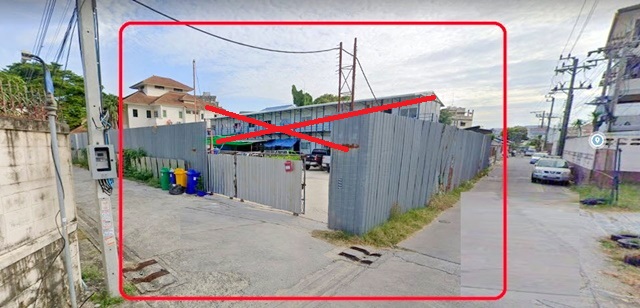 หลังเซ็นทรัล บางนา โลตัส อุดมสุข40-44 พร้อมล้อมรั้วบางนา-ตราด17-21 700ม. 350 ม. ให้เช่า ที่ดิน 265 ตร.วา 1060 ตรม.