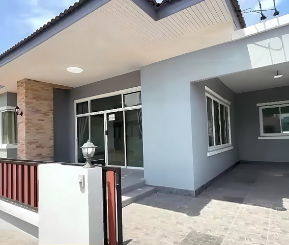 บ้านผ่อนตรงชลบุรี พานาปาร์ค 3 บ้านกว้าง ปลอดภัย พร้อมเฟอร์ฯ ทั้งหลัง! บ้านเดี่ยว สไตล์ Minimal & Cozy