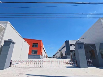ให้เช่าโกดังนิคมพัฒนาระยอง  ให้เช่าโกดังสร้างใหม่ 4200-6500 ตรม. (ว่าง  9 โกดัง) ผังสีม่วงลาย