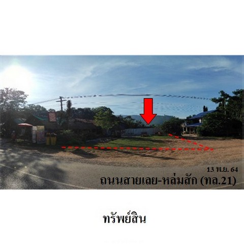 ขายที่ดินว่างปล่า ถนน สายเลยหล่มสัก (ทล.21) ตำบล หนองบัว อำเภอ ภูเรือ จังหวัด เลย
