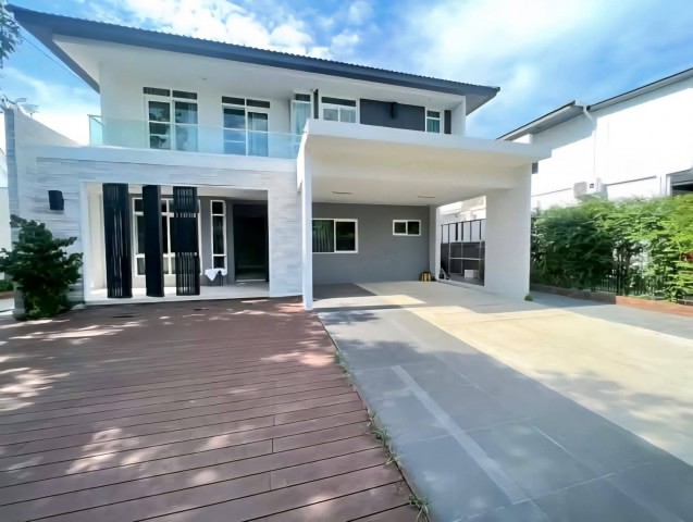 ให้เช่า #บ้านเดี่ยว หมู่บ้านมัณฑนา บางนา กม.7 ซอยเมืองแก้ว #ใกล้เมกาบางนา #บ้านบางพลี 095-1642956 EE