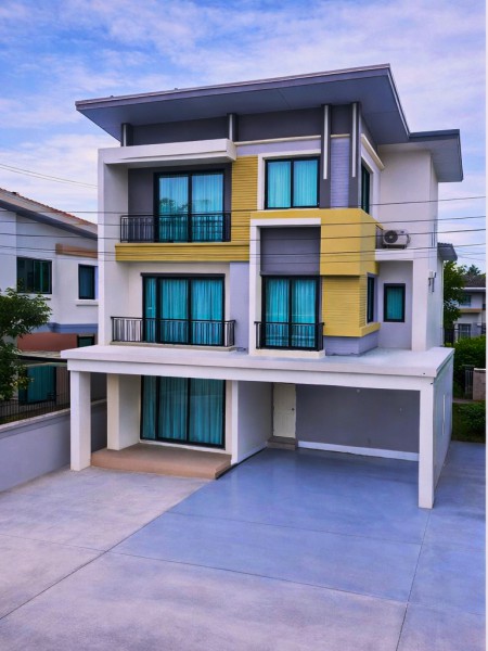 5นอน  ให้เช่า สายไหม แยกจตุโชติ บ้านเดี่ยว 3 ชั้น 4 น้ำ 28-34 คฤหาสน์ 50 ตร.ว. 200 ตร.ม. 1.3 กม.วัชรพล-สุขาภิบาล5