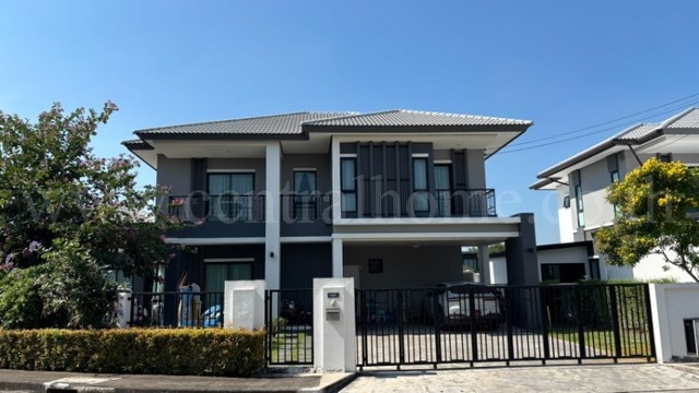 บ้านเดี่ยว 118.4 ตร.วา บ้านฟ้ากรีนเนอรี่ทิวา ปิ่นเกล้า-สาย 5 แปลงมุม หน้าสวน