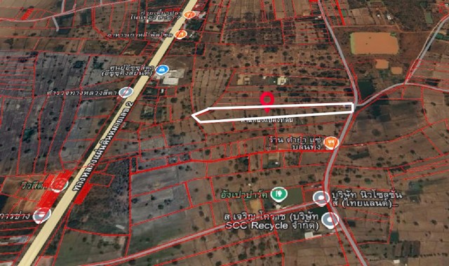 ขายด่วนที่ดินเปล่า เนื้อที่ 16 ไร่ 2 งาน 56 ตร.ว.ต.โพนทอง อ.สีดา จ.นครราชสีมา