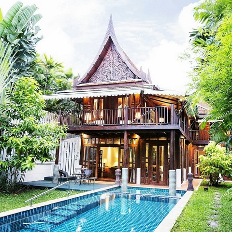 ให้เช่าบ้านเดี่ยวทรงไทย 2 ชั้น 160 ตรว. 5 ห้องนอน สุขุมวิท 101/1 พร้อมสระว่ายน้ำระบบเกลือ ตกแต่งพร้อมอยู่ ใกล้ BTS ปุณณวิถี
