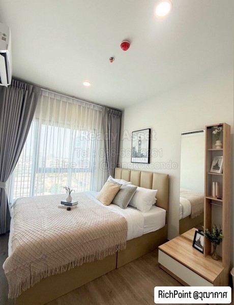 CR6901-0003 ให้เช่าคอนโด Rich Point at BTS Wutthakat ขนาด 30 ตรม 1 ห้องนอน ชั้น 9 ติด BTS วุฒากาศ