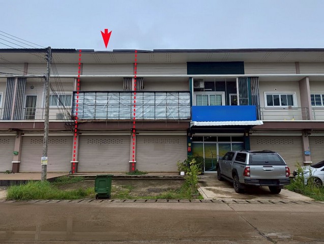 ขาย อาคารพาณิชย์ บุ่ง อำนาจเจริญ  ใกล้ ตลาดสดเทศบาลอำนาจเจริญ 0.95 กม.