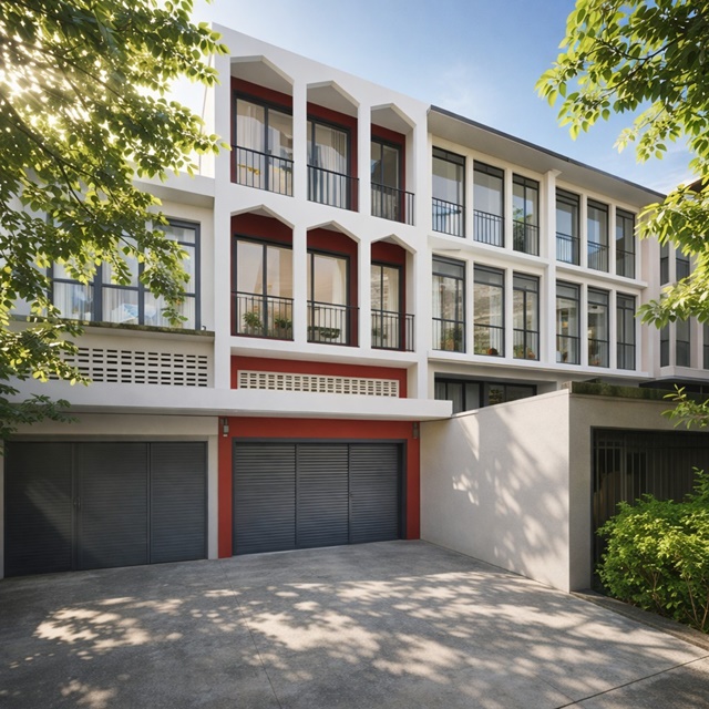 ซอยเสรีไทย 44-52 สวนสยาม MRTรามอินทรา กม.8 2.9กม. อาคาร 3.5 ชั้น 3 นอน 3 น้ำ  20 ตร.วา. 260 ตร.ม.  แฟชั่นไอส์แลนด์ 3.5 กม.