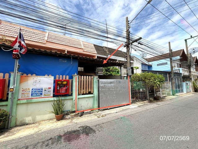 ขายทาวน์เฮ้าส์เมืองสมุทรสาคร ถนนเศรษฐกิจ 1 ใกล้โรงพยาบาลมหาชัย