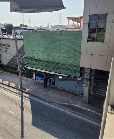 ให้เช่าอาคารพานิชย์ 2ชั้น ติดถนนสุขุมวิท ย่านสำโรง ติดทางลง BTSสำโรง