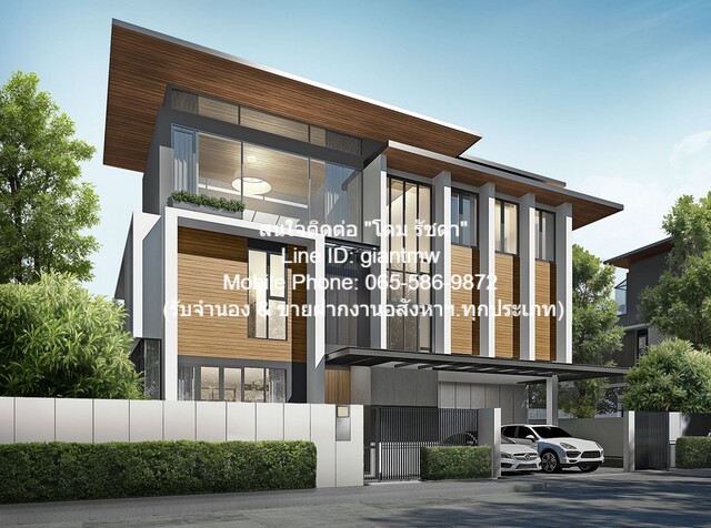 บ้าน ขายบ้านเดี่ยวหรู 3 ชั้น พร้อมอยู่ ดิ เอวา เรสซิเดนซ์ สุขุมวิท (The AVA Residence Sukhumvit) 61.8 ตร.ว. 3 น 4 น้ำ 2 จอดรถ ราคา 27 ล้านบาท 27000000 - 3 นอน area 62 sq.wa   น่าอยู่ กรุงเทพ