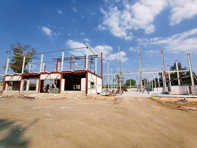 ขายโรงงานและให้เช่าโรงงานสร้างใหม่ใกล้นิคมเกตเวย์ฉะเชิงเทรา ผังม่วงลาย บนเนื้อที่ดิน 4  ไร่