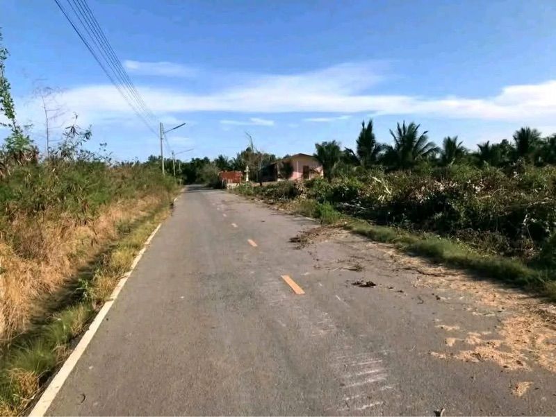 ขายที่ดินแปลงสวย 6 ไร่กว่า ติดถนน-ติดคลอง ทำเลทอง อัมพวา