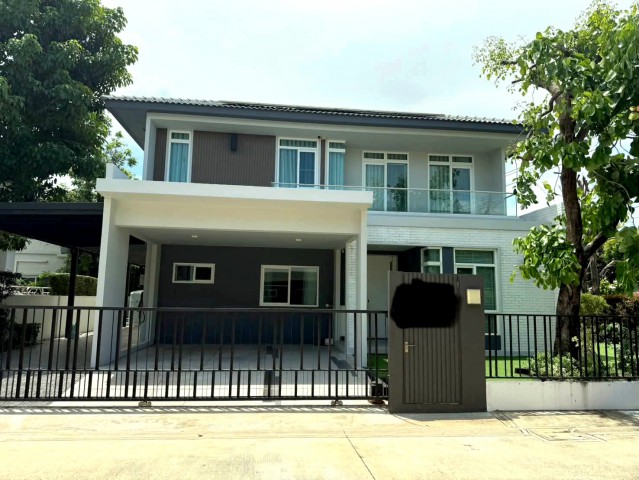 ให้เช่า #บ้านเดี่ยว หมู่บ้านมัณฑนา 2 บางนา กม.7 ซอยราชวินิตบางแก้ว #ใกล้เมกาบางนา 095-164-2956 AL