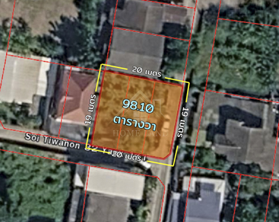 ที่ดินเปล่า ติวานนท์ 32 แยก 1/1 (แปลงมุม)
