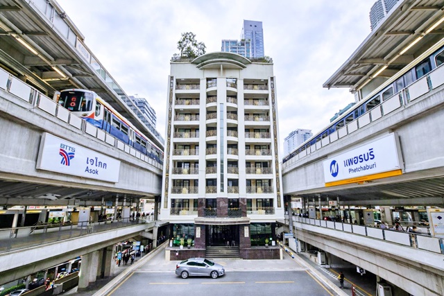 ใกล้เทอร์มินอล 21 600 ม. โรงแรม BTS อโศก380ม. MRTสุขุมวิท 380ม.114 นอน 114 น้ำ สูง 10 ชั้น 32 ตร.ม.ต่อห้อง รร.นานาชาติ NIST