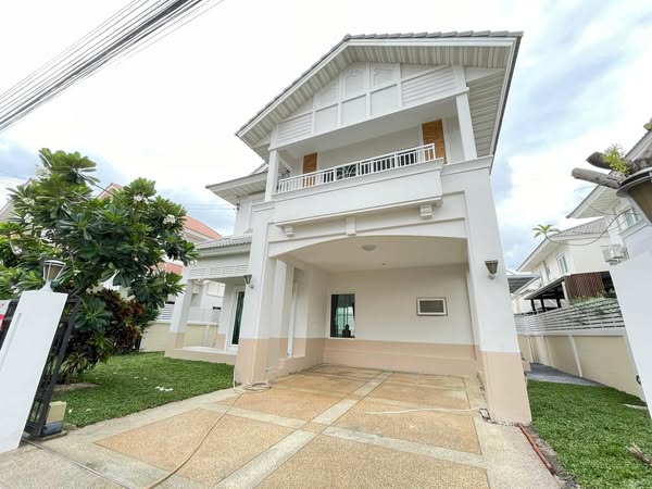 ให้เช่าบ้านเดี่ยว2ชั้น โครงการเพอร์เฟคเพลส สุขุมวิท77 แอร์เฟอร์นิเจอร์ครบ มี3นอน3น้ำ1ห้องแต่งตัว1ห้องแม่บ้าน ราคาเช่า45000บาท