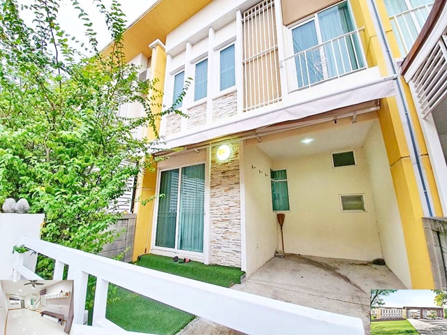 BRT บางบำหรุ ให้เช่าบ้านทาวน์โฮม 2 ชั้น ย่านบางกรวย 25ตรว. 180ตรม. ปิ่นเกล้า  3นอน 2น้ำ 1จอดรถ 4แอร์ HomePro ราชพฤกษ์