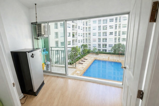 BTS วัดพระศรีมหาธาตุ 450 ม. เซนทรัลรามอินทรา 100ม.  ให้เช่าคอนโดลุมพินี วิลล์ รามอินทรา หลักสี่ ห้องชั้นสูง 31 ตร.ม.วิวโล่ง