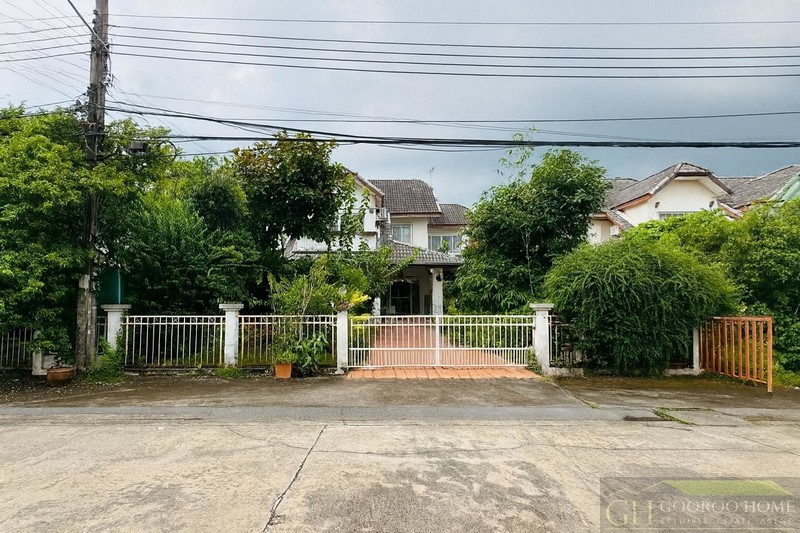 ขายบ้านเดี่ยว 100 ตร.วา ราคาถูกสุด ณัชชาสิริ ซอยสายไหม68 ใกล้BTSคูคต สายไหมอเวนิว เนื้อที่ 100 ตรว เข้าออกได้หลายเส้นทาง