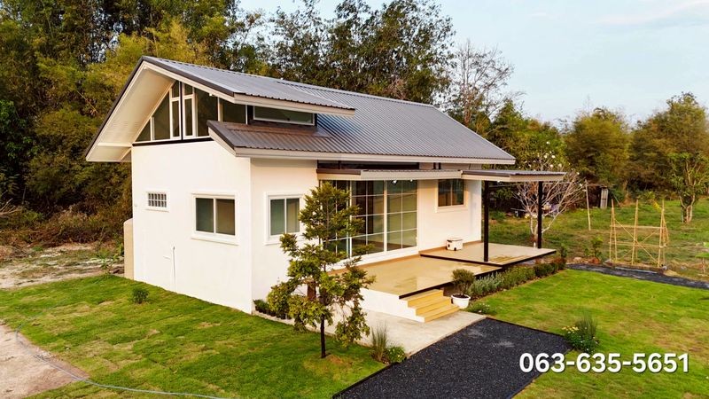 ขายบ้านสวน 1 ไร่ 38 ตรว. ต.บ้านนา อ.บ้านนา จ.นครนายก อยู่แหล่งชุมชน การเดินทางสะดวกสบาย