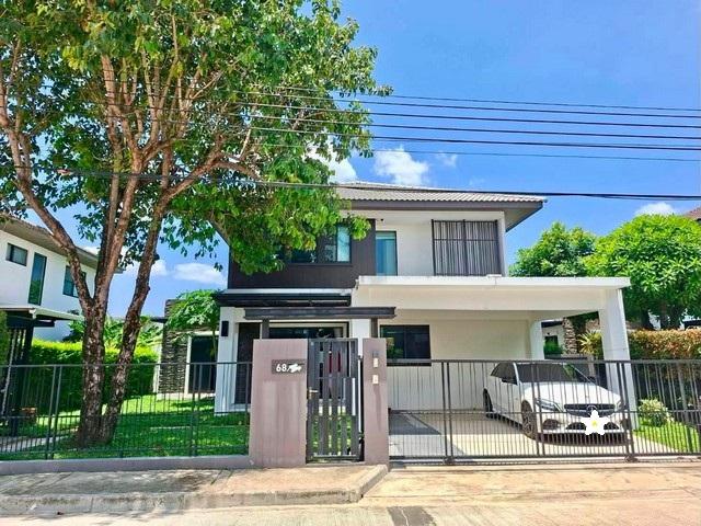 ให้เช่าบ้านเดี่ยว 2 ชั้น 66 ตร.ว. โครงการมัณฑนา บางนา กม.7 ซอยราชวินิตบางแก้ว