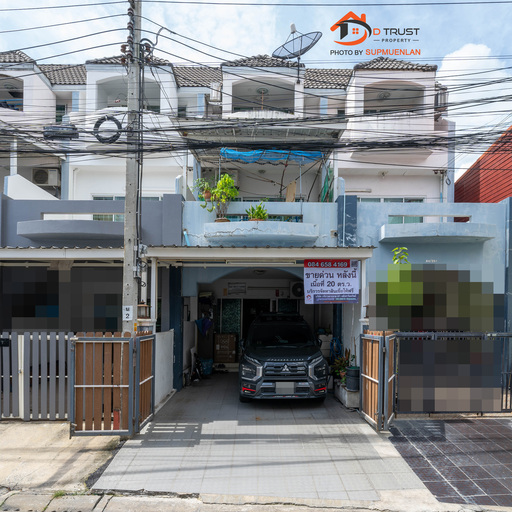 ขาย ทาวน์เฮ้าส์ 3 ชั้น 20ตร.ว. ซอยวัดเวฬุวนาราม 12 เเยกซอยเทพประทาน 9 ( ดอนเมือง ) 4นอน ราคาไม่เเพง